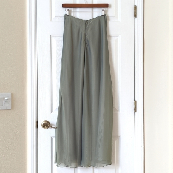 Cachet 90's Vintage Deadstock Two Piece Matching Jacket & Skirt Set Sage Green 8 - Picture 13 of 16